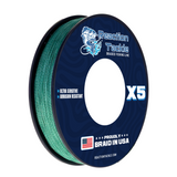 Reaction Tackle BRAIDED IN THE USA Fishing Line- X5