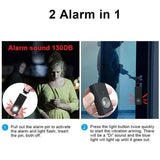 Anti Spier Self-Defense Security Alarm With Motion Sensor & LED