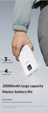 High-Capacity LED-Display Portable Power Bank