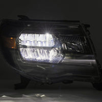 AlphaRex 05-11 Toyota Tacoma LUXX-Series LED Crystal Headlights Black