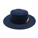 Retro AutumnWinter Wide-Brimmed Wool Jazz Hat