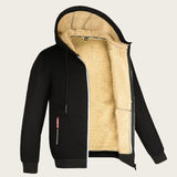Lamb Fleece Thickened Sports Casual Thickened Hooded Jacket