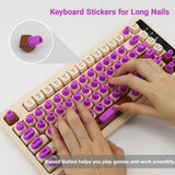 91 Button For Desktop And Notebook Computer Silicone Keyboard Stickers