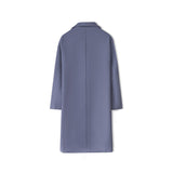 New Mens Mid-length Loose-fit Solid-color Padded Trench Coat