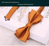 Mens Polyester Wedding Bow Tie