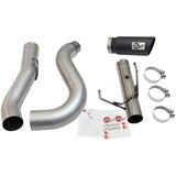 aFe MACHForce XP Exhaust Large Bore 5in DPF-Back SS 13-15 Dodge Trucks L6-6.7L (td) *Black Tip