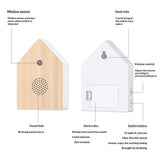 Creative Birdhouse Music Box Motion-Activated Bird Song Audio Player