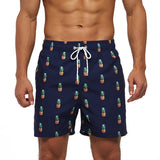 Mens Fashionable Sports Beach Shorts With 3D Digital Print, European And American Style