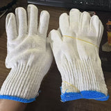 450g Cotton Yarn White Thread Labor Protection Gloves