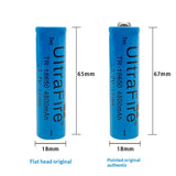 High-capacity Durable UltraFire Battery