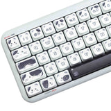 Black And White Kitten Full Set Sublimation Key Cap