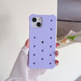 Silicone Hole Phone Case Protective Cover Three-dimensional
