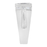Men's 14K White Gold Diamond Cluster Ring (2 cttw, G-H Color, SI1-SI2 Clarity)