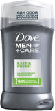 Dove Men+Care Deodorant Stick Extra Fresh 3 Ounce (Pack of 3)