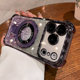 Four Corner Airbag Drop Proof Phone Case With Glitter Powder Protective Cover