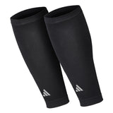 adidas Calf Compression Sleeves for Women and Men - Pair of Calf Sleeves for Running Training and Stronger Workouts - Breathable and Lightweight - Durable Calf Compression Support - Black S/M