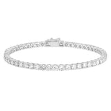 8Ct Lab Grown IGI Certified Diamond Women's Tennis Bracelet 14K White Gold 6"