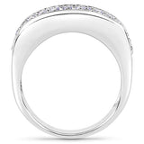 1.42 Carat Genuine Tanzanite .925 Sterling Silver Ring