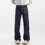 New Mens Retro Casual Wide-leg High-street Loose Straight-leg Pants