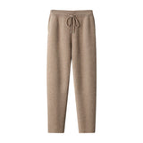 Thickened Assorted Colors Cashmere Men's Casual Loose Knitted Casual Pants