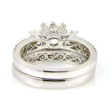 1.05ct Engagement Ring Set 18KT White Gold