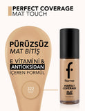 Flormar Mat Touch Foundation with Vitamin E 30ml
