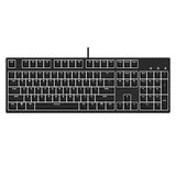 Two-color Keyboard Wired Office Green Black Tea Red Axis Hot Plug Computer
