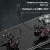 Mobile Gaming In-ear Wired Headset With Microphone For Phones And Computers
