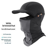 Sun-protective Breathable Ice-silk Headwear Windproof Face Mask For Sports