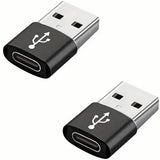 2-Pack: Mini USB to Type-C Adapters – File Transfer for Android Phones