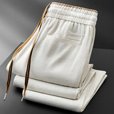 Men's Micro Wide Straight Breathable Sports Pants