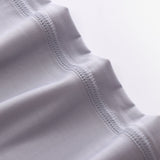Spring Summer Ultra-thin Men's Long-sleeved Cropped Trousers Pajamas Suit
