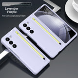 Phone Case With A Skin-feel Hard Shell Pen Slot Storage Strap And Stylus Protection