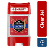 Old Spice Captain Men's Clear Gel Deodorant Stick - Long Lasting Freshness for the Modern Adventurer