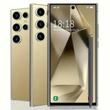 8GB+256GB I24 Ultra Android 13 Smartphone - 7"HD Display, 7000mAh Battery, Built-	 in Stylus Pen, Unlocked Cell Phone For Global Use(Gold)