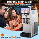 8L Commercial Single Frozen Margarita Ice Slushy Drink Maker Machine, 1050W (97420618)