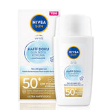 Nivea Sun SPF50 Face Cream: Lightweight, Non-Greasy Anti-Aging Sunscreen for Daily Use & Oily Skin - Broad Spectrum Sun Protection