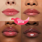 Maybelline Lifter Plump Lip Gloss - 004 Red Flag, Non-Sticky, Chili Pepper Extract for Plumping