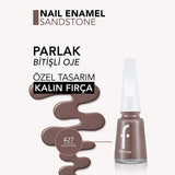 Flormar Nail Enamel 427 Sandstone - Long Lasting & Nourishing Nail Polish