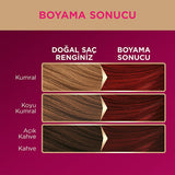 Palette Deluxe Şarap Kızılı Hair Dye - Long-Lasting Wine Red Hair Color with Nourishing Properties