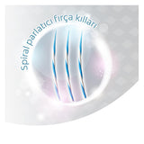 Colgate 360 Advanced Optic White Toothbrush - Whiter Teeth, Tongue & Cheek Cleaner, Medium Bristles, Plaque Removal