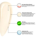 Cream Co. Broad Spectrum Sunscreen SPF 50+ - Moisturizing, Vegan, Non-Greasy, Velvet Finish