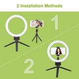 9" Dimmable LED Ring Light with Tripod