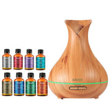 9-Pack: Ultrasonic Diffuser with Optional Essential Oil Gift Set