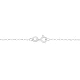 14K White Gold 1/3 Cttw Emerald Shape Solitaire Diamond 18" Pendant Necklace (G-H Color, VS2-SI1 Clarity)