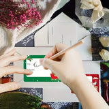 90-Pieces: Christmas Sticker Tags - Self-Adhesive with Christmas Name Tag