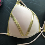 Sexy Halter Push Up Brazilian Bikini 2025 Women Bandage String Swimsuit Female Swimwear Two Pieces Bikini Set Bathing Suit Swim