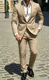 Mens Two-Piece Business Professional Formal Suit