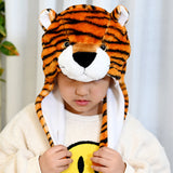 Cartoon Animal Plush Earflap Hat