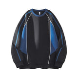 Patchwork Sporty Relaxed-fit Sweatshirt